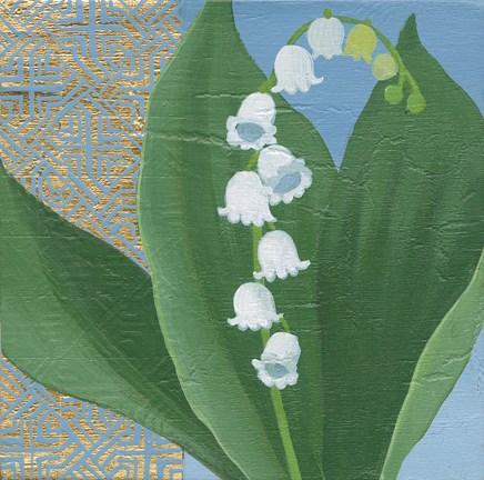 Framed Lilies of the Valley I Print