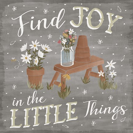 Framed Blooming Garden VI Print