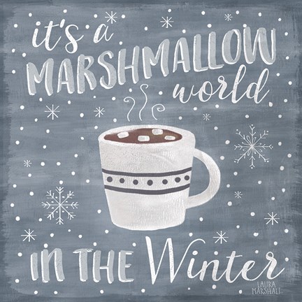 Framed Cozy Winter VII Print