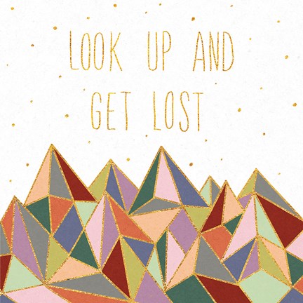 Framed Written in the Stars II on White Print