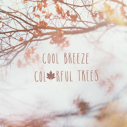 Framed Autumn Calling II Print