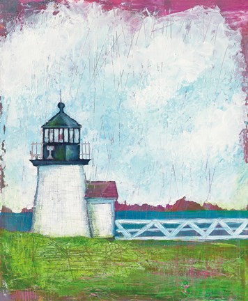 Framed Cloudy Light I Print