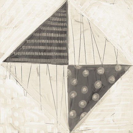 Framed Modern Americana VI Neutral Print