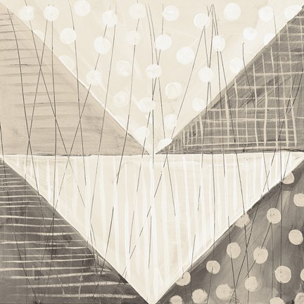 Framed Modern Americana IX Neutral Print