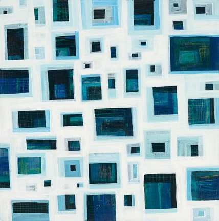 Framed Harbor Windows IV Print