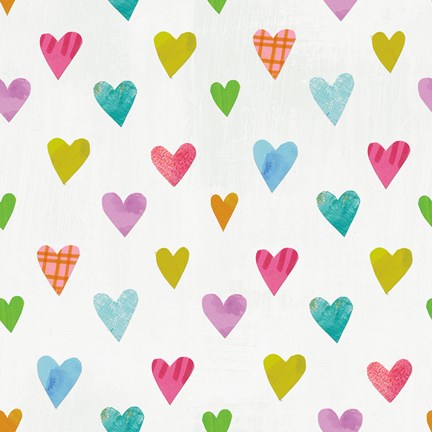 Framed Unicorn Magic Pattern II Crop Print