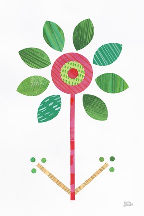 Framed Flower Power II Print