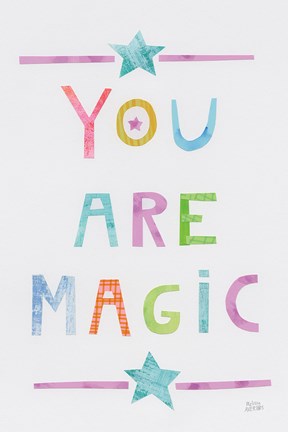 Framed Unicorn Magic V Print