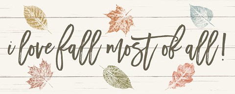 Framed Harvest Sentiments Sign I Print