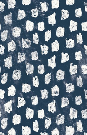 Framed Mark Making Tile - Pattern VI Print