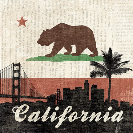 Framed California Print