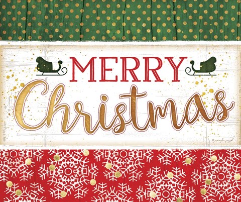 Framed Merry Christmas Print