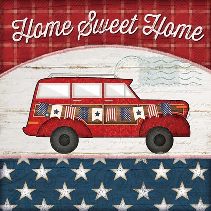 Framed Home Sweet Home Print