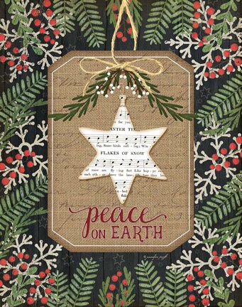 Framed Peace on Earth Print