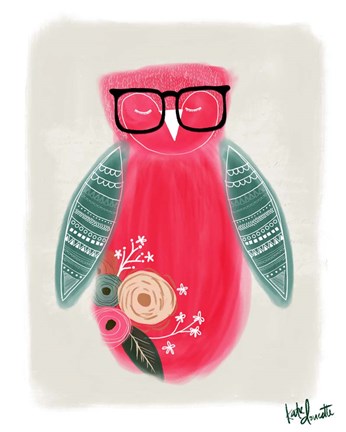 Framed Wise Owl Print