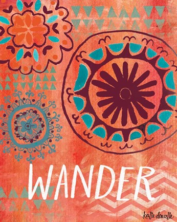 Framed Bohemian Wander Print