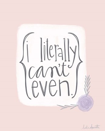 Framed Literally Can&#39;t Even Print