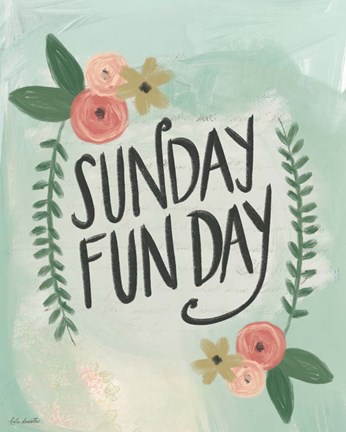 Framed Sunday Funday Print