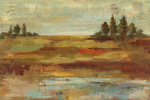 Framed Spring Fields Print