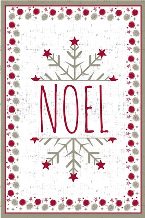Framed Noel Print