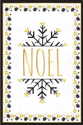 Framed Noel Print