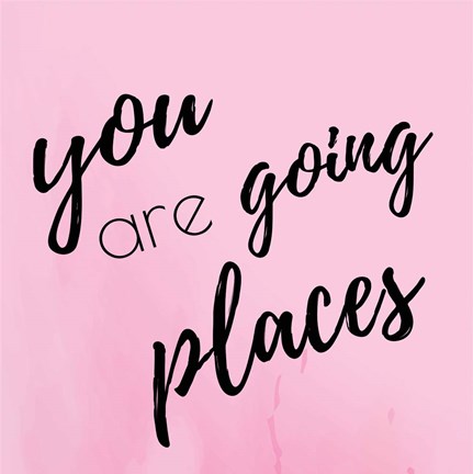 Framed Going Places Print