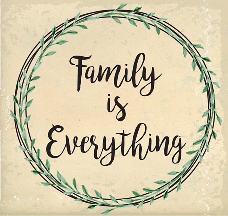 Framed Family is Everything Print