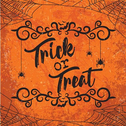 Framed Trick or Treat Print