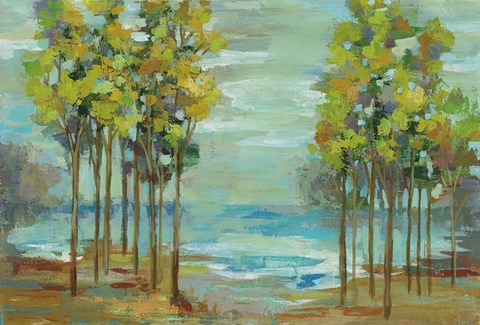 Framed Spring Trees Print