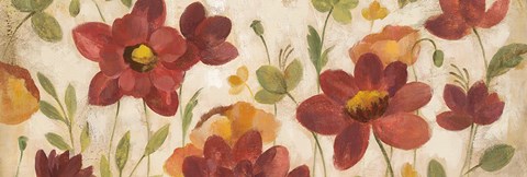 Framed Marsala Fiori II Print