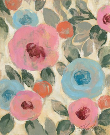 Framed Parisian Floral II Print