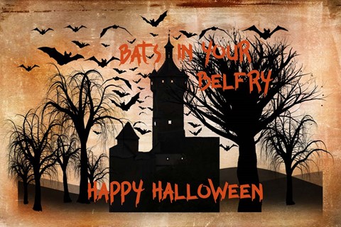 Framed Bats in your Belfry Print