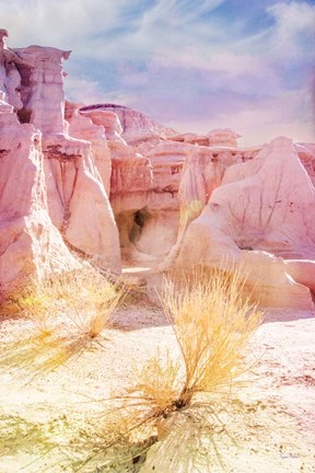 Framed Bisti Badlands Desert Sculpture II Print