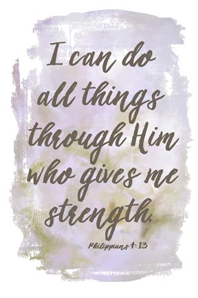 Framed I Can Do All Things Print