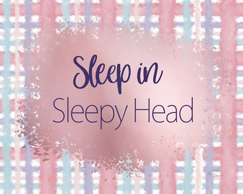 Framed Sleep In Print
