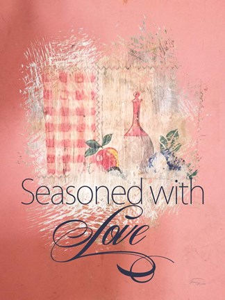 Framed Seasoned with Love Print