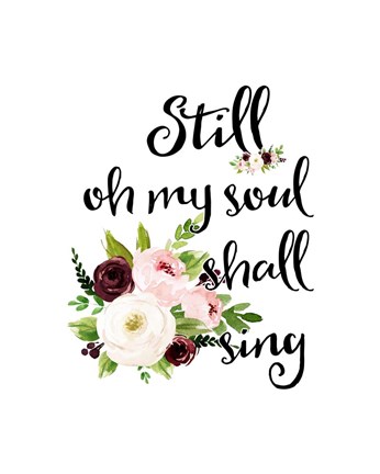Framed Still Oh My Soul Print