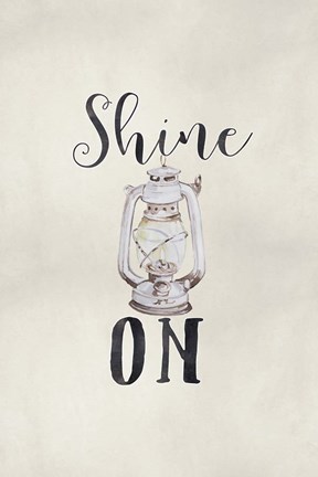 Framed Shine On Print