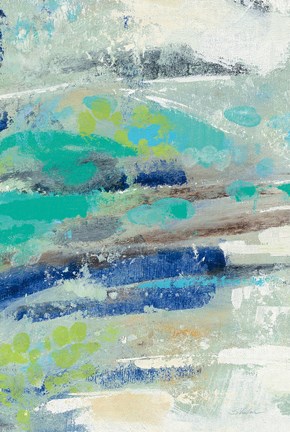 Framed River Whirlpool v2 III Print