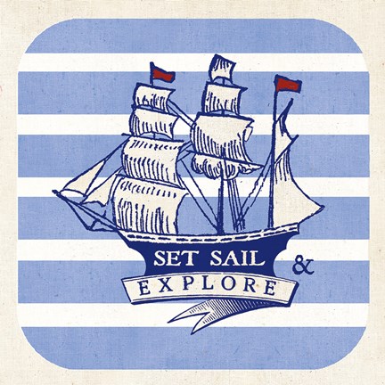 Framed On the Coast II Print