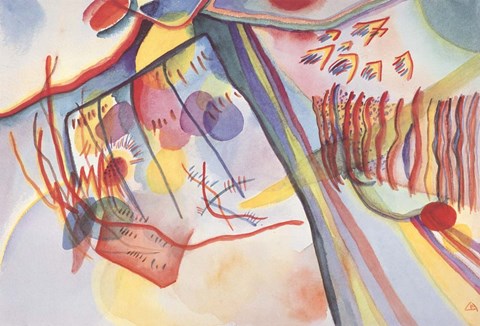 Framed Komposition, c.1911 Print