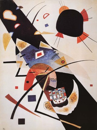 Framed Two Black Spots Print