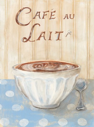 Framed Cafe au Lait Print