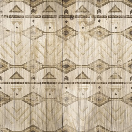 Framed Natural History Lodge Pattern VII Print