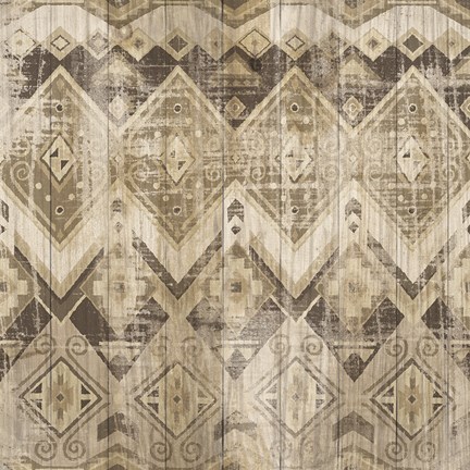 Framed Natural History Lodge Pattern VIII Print