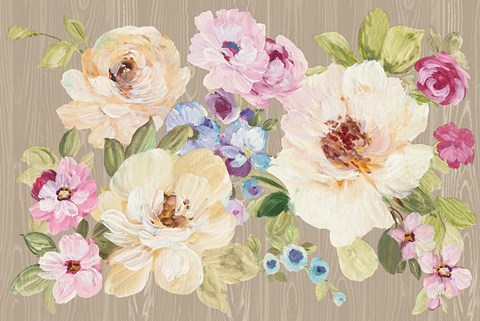 Framed Driftwood Garden IX Print