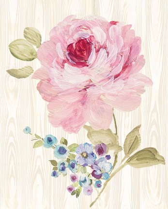 Framed Driftwood Garden VI Print