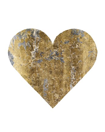 Framed Gilded Hipster Love Print