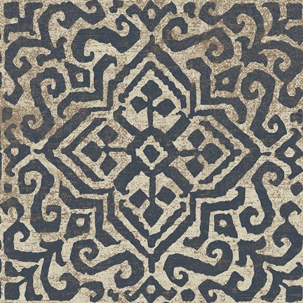 Framed Amadora with Brown Square III Print