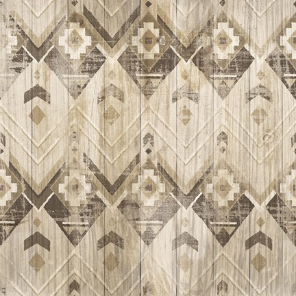 Framed Natural History Lodge Pattern VI Print